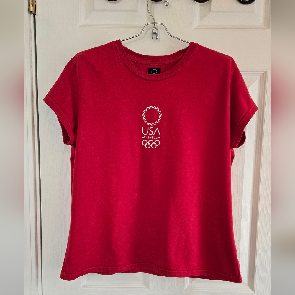 Roots Canada 2004 OLYMPICS Tee Shirt. XL.